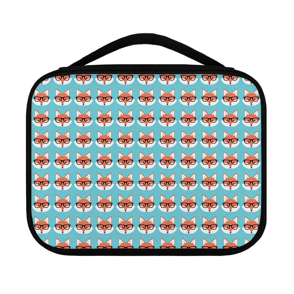 Fox With Glasses Pattern Print Classic Bible Case
