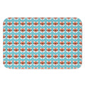 Fox With Glasses Pattern Print Indoor Door Mat
