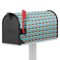 Fox With Glasses Pattern Print Mailbox Cover