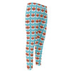 Fox With Glasses Pattern Print Men's Compression Pants