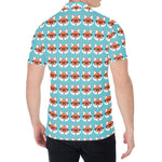 Fox With Glasses Pattern Print Men's Shirt