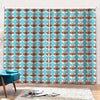 Fox With Glasses Pattern Print Pencil Pleat Curtains