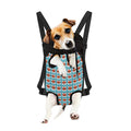 Fox With Glasses Pattern Print Pet Carrier Backpack