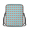 Fox With Glasses Pattern Print Rectangular Crossbody Bag