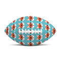 Fox With Glasses Pattern Print Rugby Ball