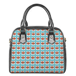 Fox With Glasses Pattern Print Shoulder Handbag
