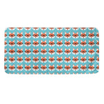 Fox With Glasses Pattern Print Towel