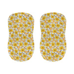 Frangipani Flower Pattern Print Bar Stool Covers