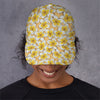 Frangipani Flower Pattern Print Baseball Cap