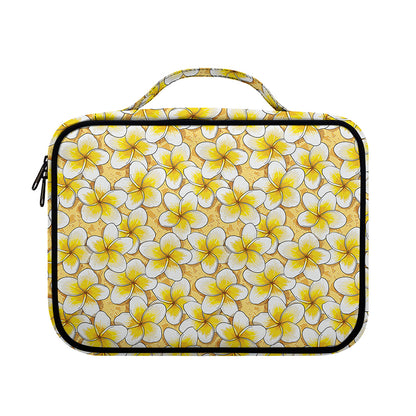 Frangipani Flower Pattern Print Briefcase Bible Bag