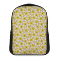 Frangipani Flower Pattern Print Casual Backpack