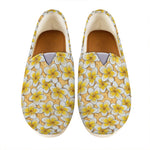 Frangipani Flower Pattern Print Casual Shoes