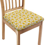Frangipani Flower Pattern Print Chair Cushion Cover