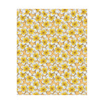 Frangipani Flower Pattern Print Curtain