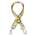 Frangipani Flower Pattern Print Dog Seat Belt