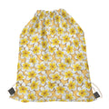 Frangipani Flower Pattern Print Drawstring Bag