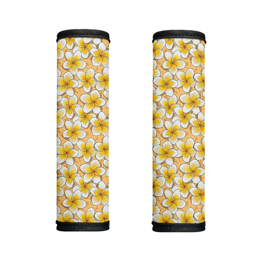 Frangipani Flower Pattern Print Handle Covers