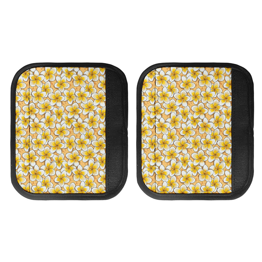 Frangipani Flower Pattern Print Handle Covers