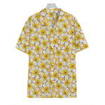 Frangipani Flower Pattern Print Hawaiian Shirt