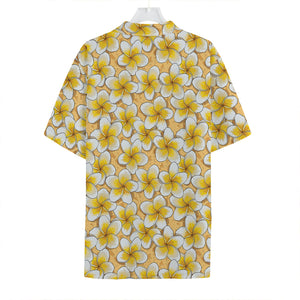 Frangipani Flower Pattern Print Hawaiian Shirt