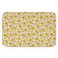 Frangipani Flower Pattern Print Indoor Door Mat