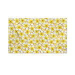 Frangipani Flower Pattern Print Polyester Flag