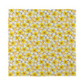 Frangipani Flower Pattern Print Silk Bandana