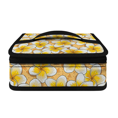 Frangipani Flower Pattern Print Small Lunch Bag