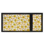 Frangipani Flower Pattern Print Trifold Wallet