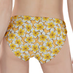 Frangipani Flower Pattern Print Women's Panties