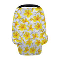 Frangipani Flower Print Baby Seat Cover