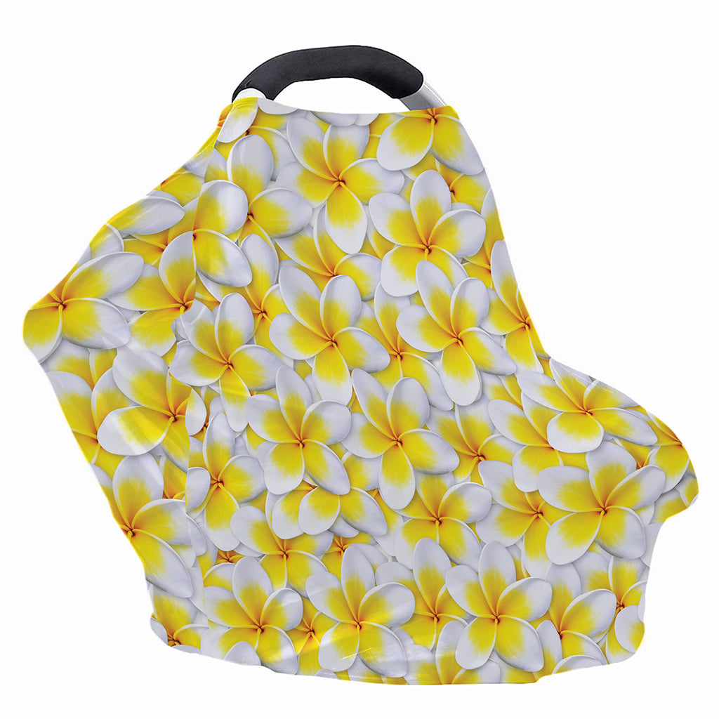 Frangipani Flower Print Baby Seat Cover