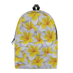 Frangipani Flower Print Backpack