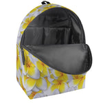 Frangipani Flower Print Backpack