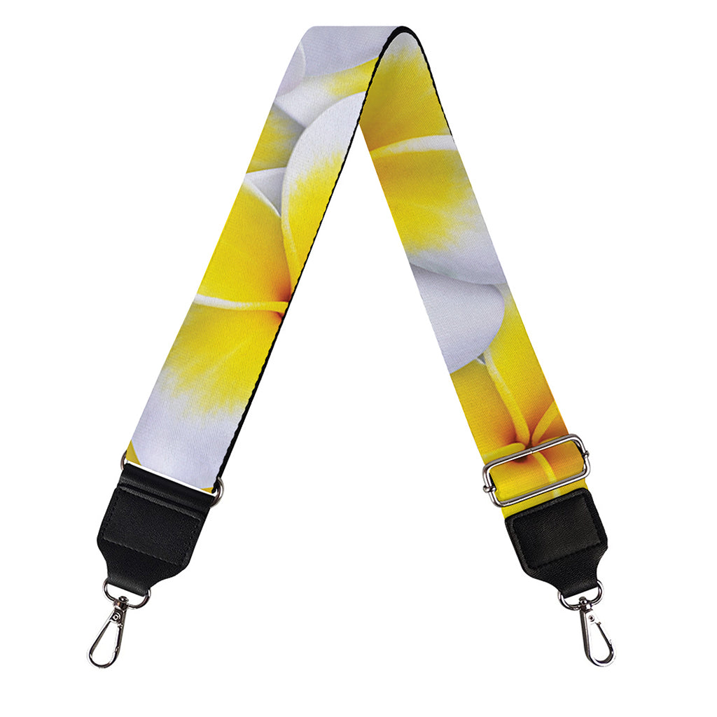Frangipani Flower Print Bag Strap