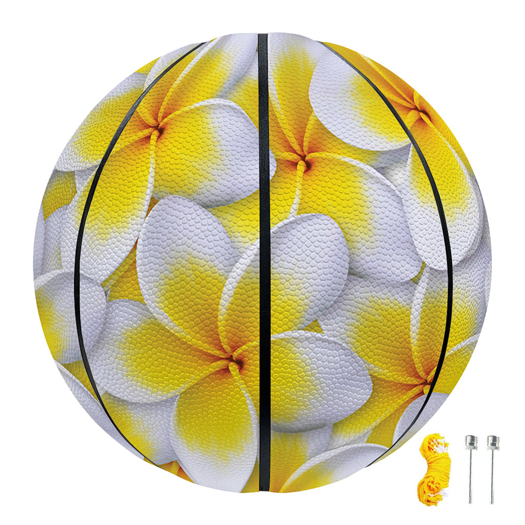 Frangipani Flower Print Basketball