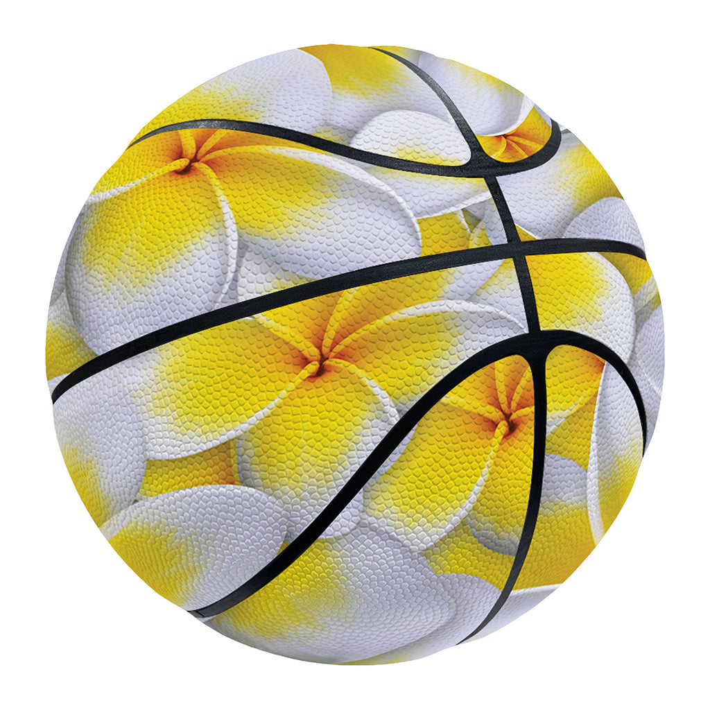 Frangipani Flower Print Basketball