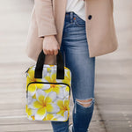 Frangipani Flower Print Bible Tote Bag