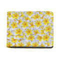 Frangipani Flower Print Bifold Wallet