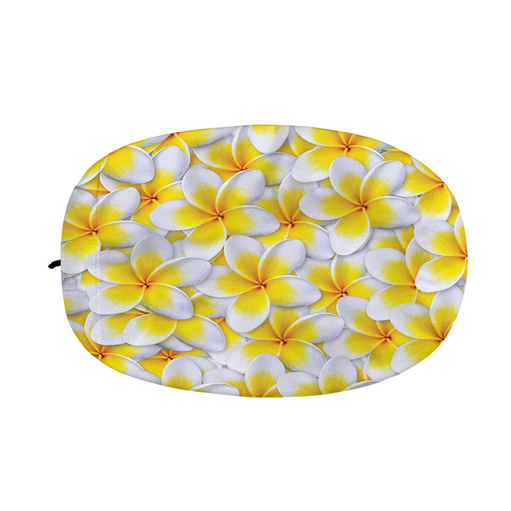Frangipani Flower Print Car Side Mirror Covers