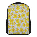 Frangipani Flower Print Casual Backpack