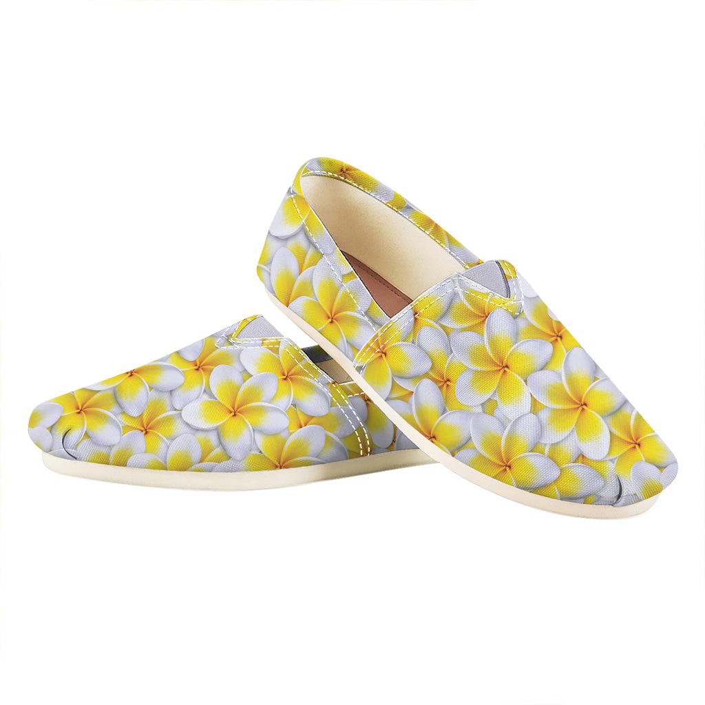Frangipani Flower Print Casual Shoes