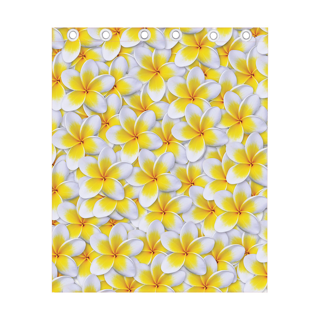 Frangipani Flower Print Curtain