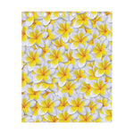 Frangipani Flower Print Curtain