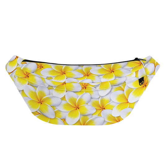 Frangipani Flower Print Fanny Pack