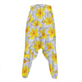 Frangipani Flower Print Hammer Pants