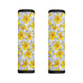 Frangipani Flower Print Handle Covers