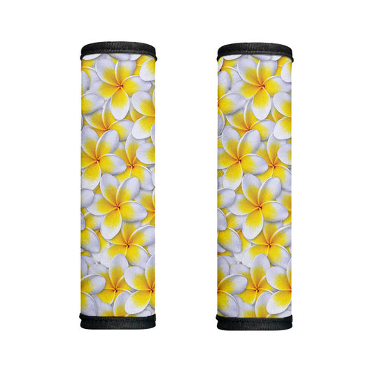 Frangipani Flower Print Handle Covers