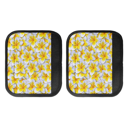 Frangipani Flower Print Handle Covers