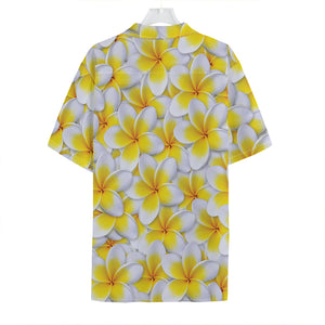 Frangipani Flower Print Hawaiian Shirt